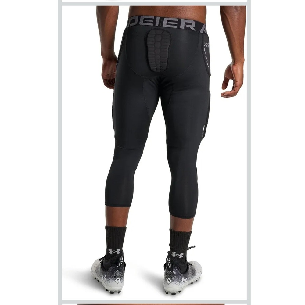 Under Armour GDA Pro 7-Pad 3/4 Tight Football Girdle Black UA23040 Mens M